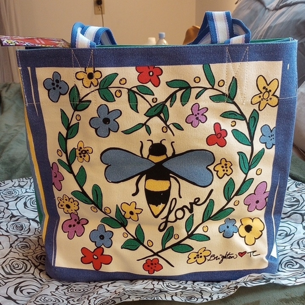 Colorful Graphic Tote Bag (New With Tags) - Picture 2 of 7